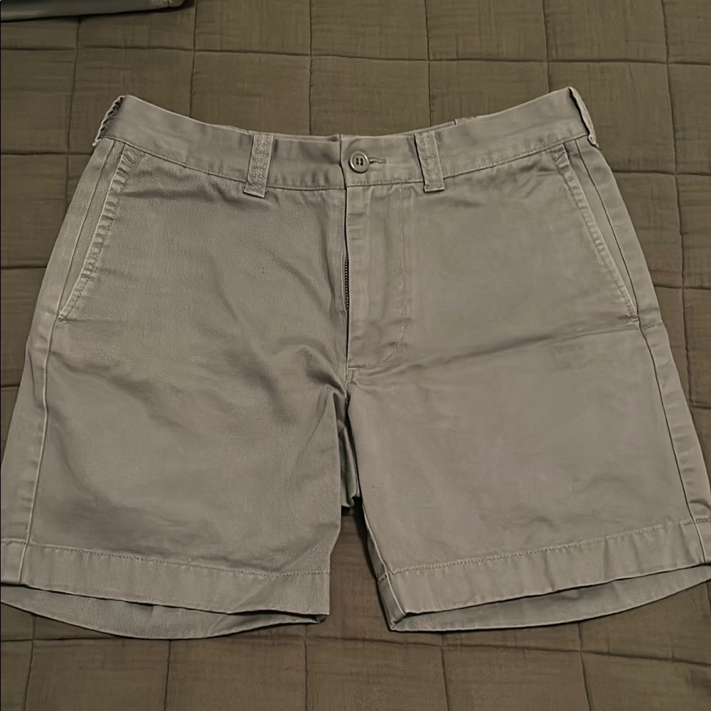 J. Crew Gray Flat Front Shorts Classic Style